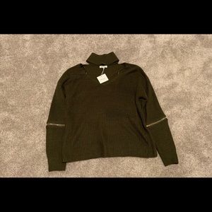 Olive green sweater!